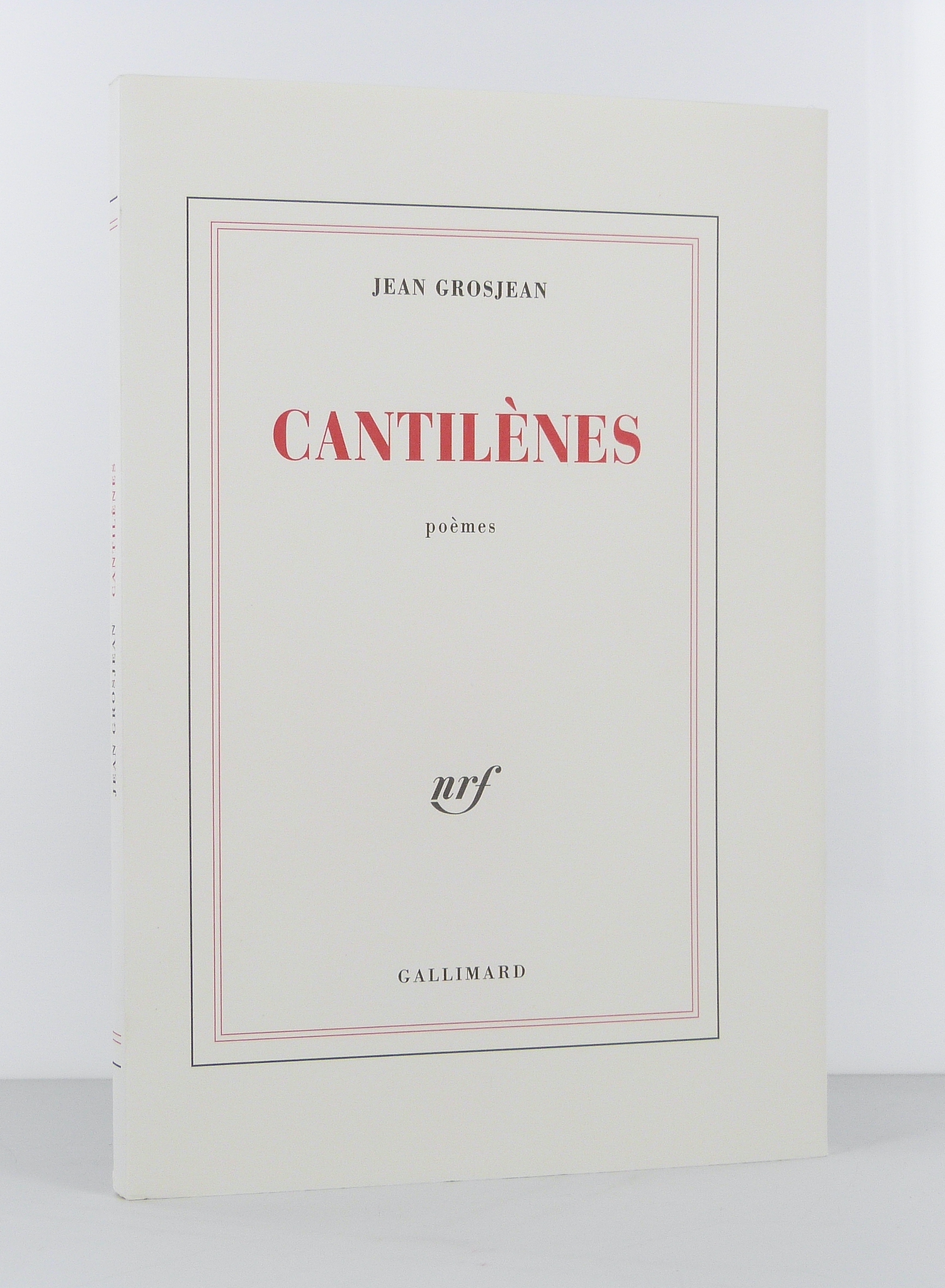 Cantilènes. poèmes. 