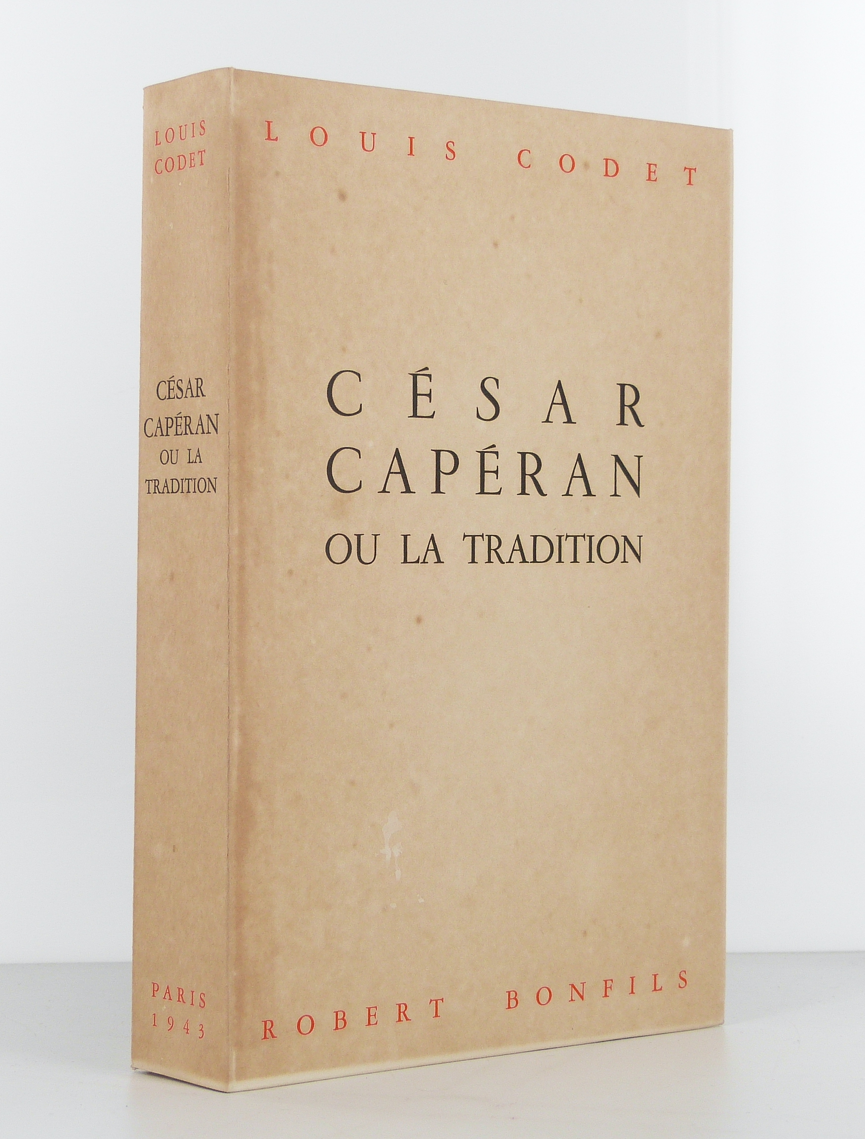 César Capéran ou la tradition