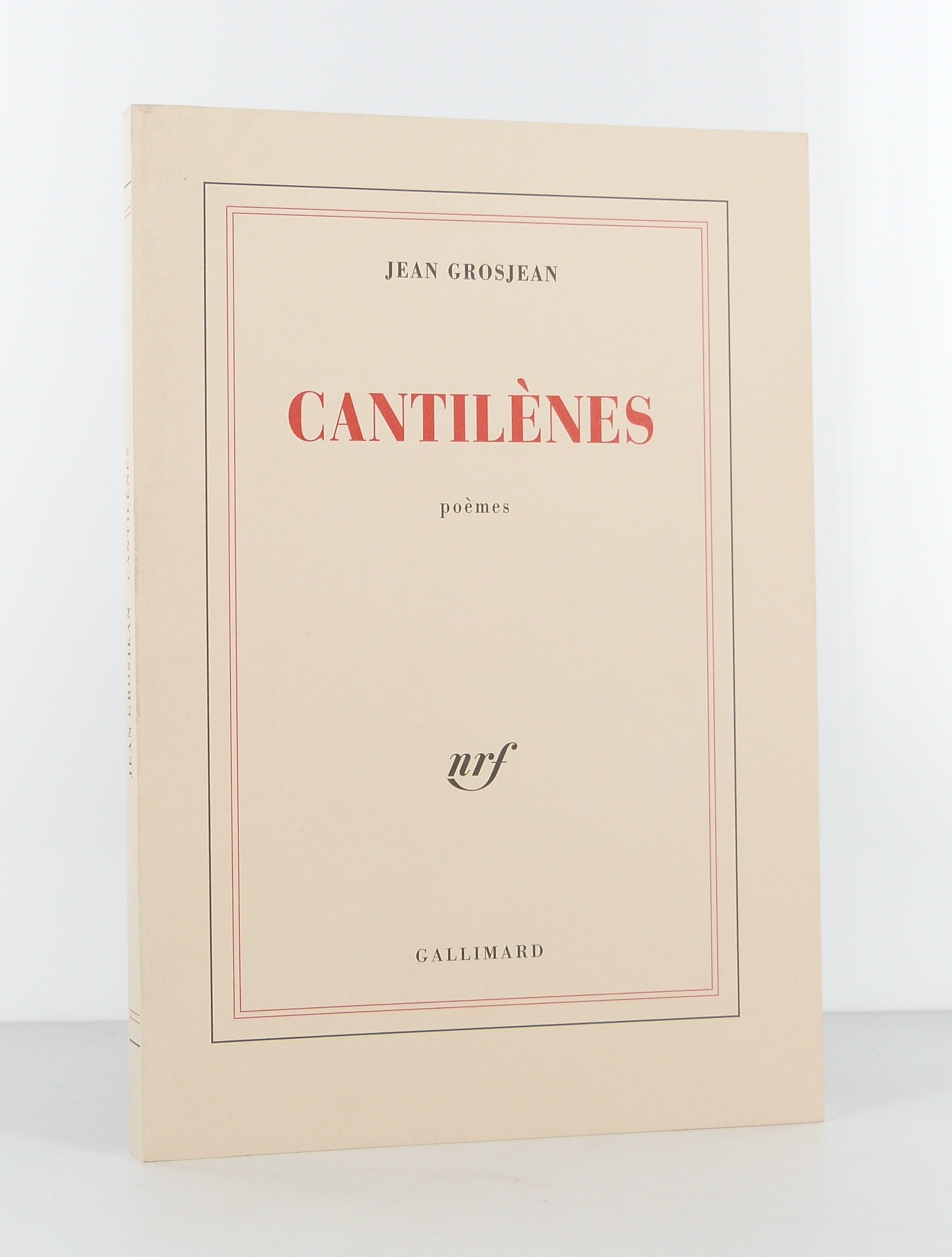 Cantilènes. Poèmes.