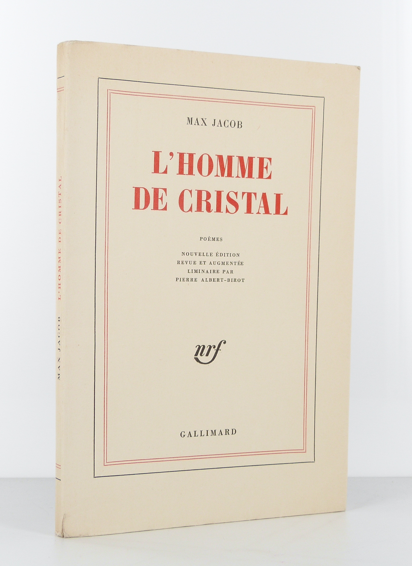 L'homme de cristal. Poèmes. 