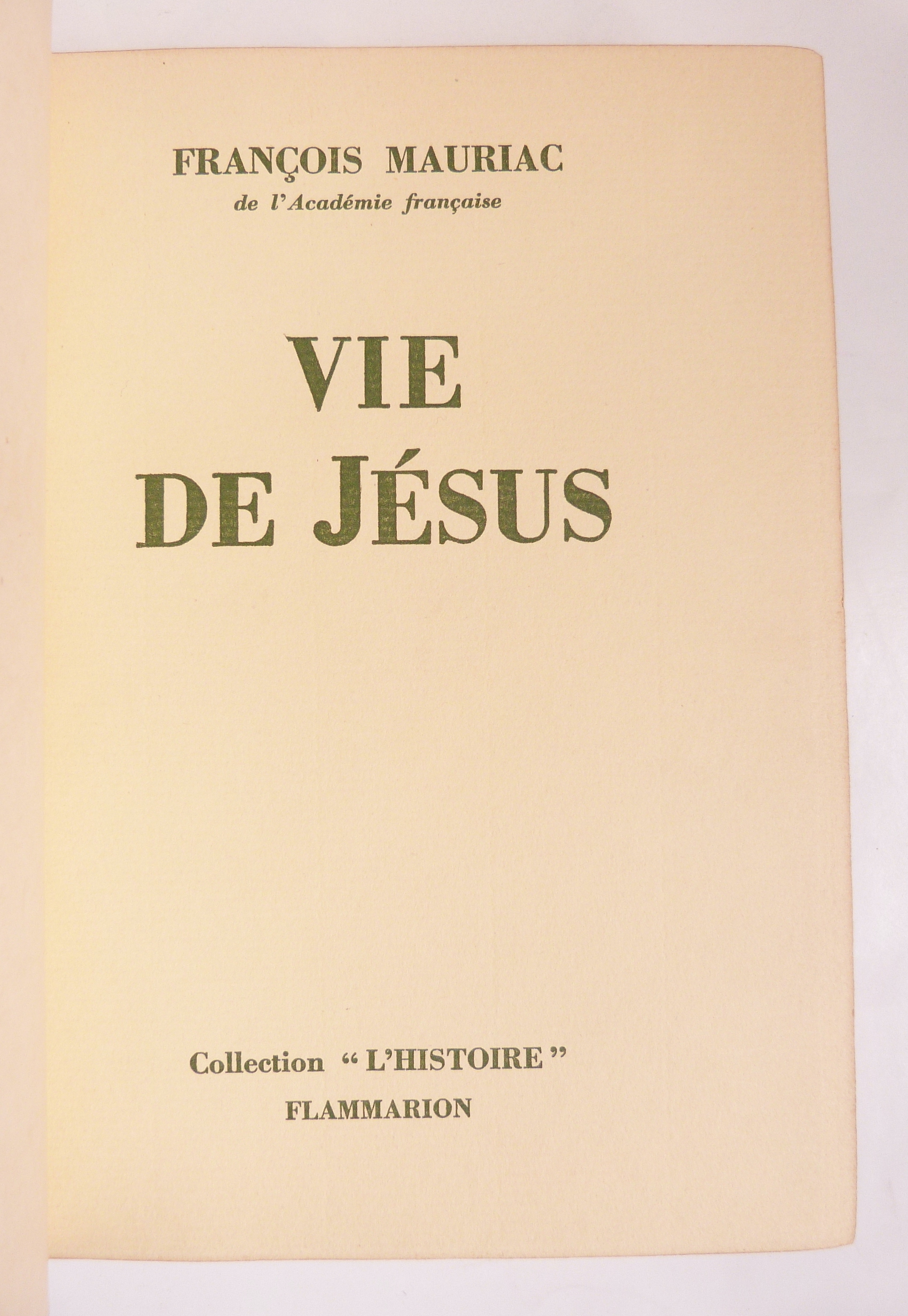 Vie de Jésus