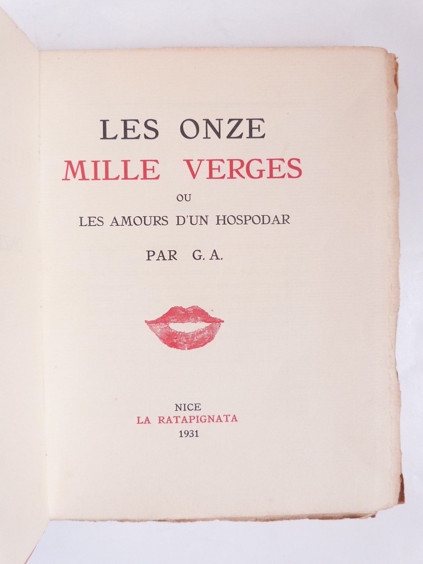 Les Onze mille verges ou les amours d'un Hospodar