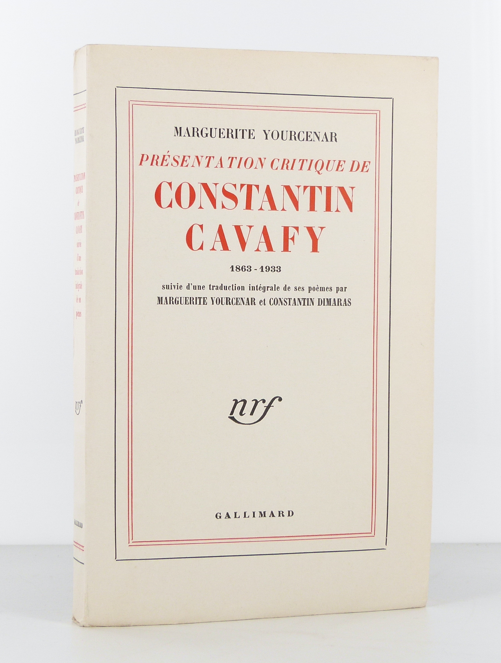 Présentation critique de Constantin Cavafy 1863-1933